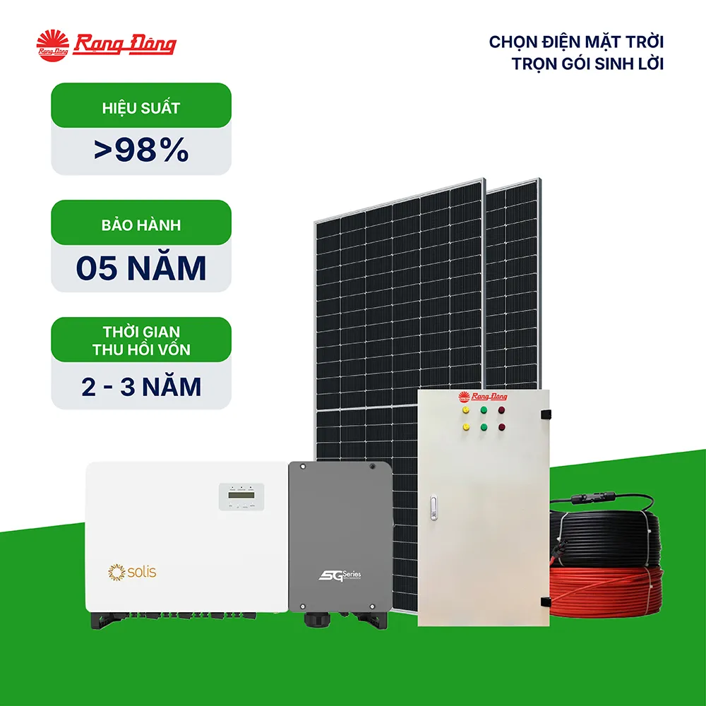 Hệ thống hoà lưới 3 pha 75.5kWp