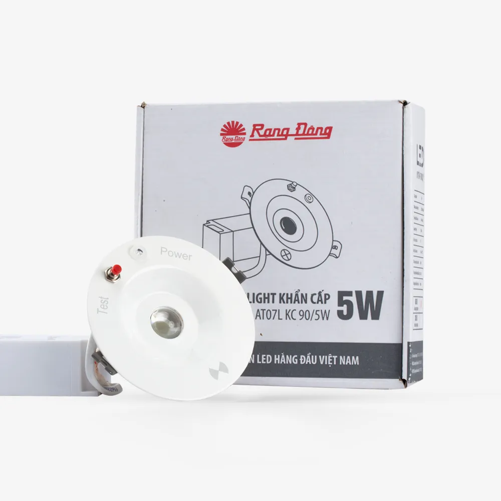 Đèn LED Âm trần Downlight Khẩn cấp 5W thumb 1