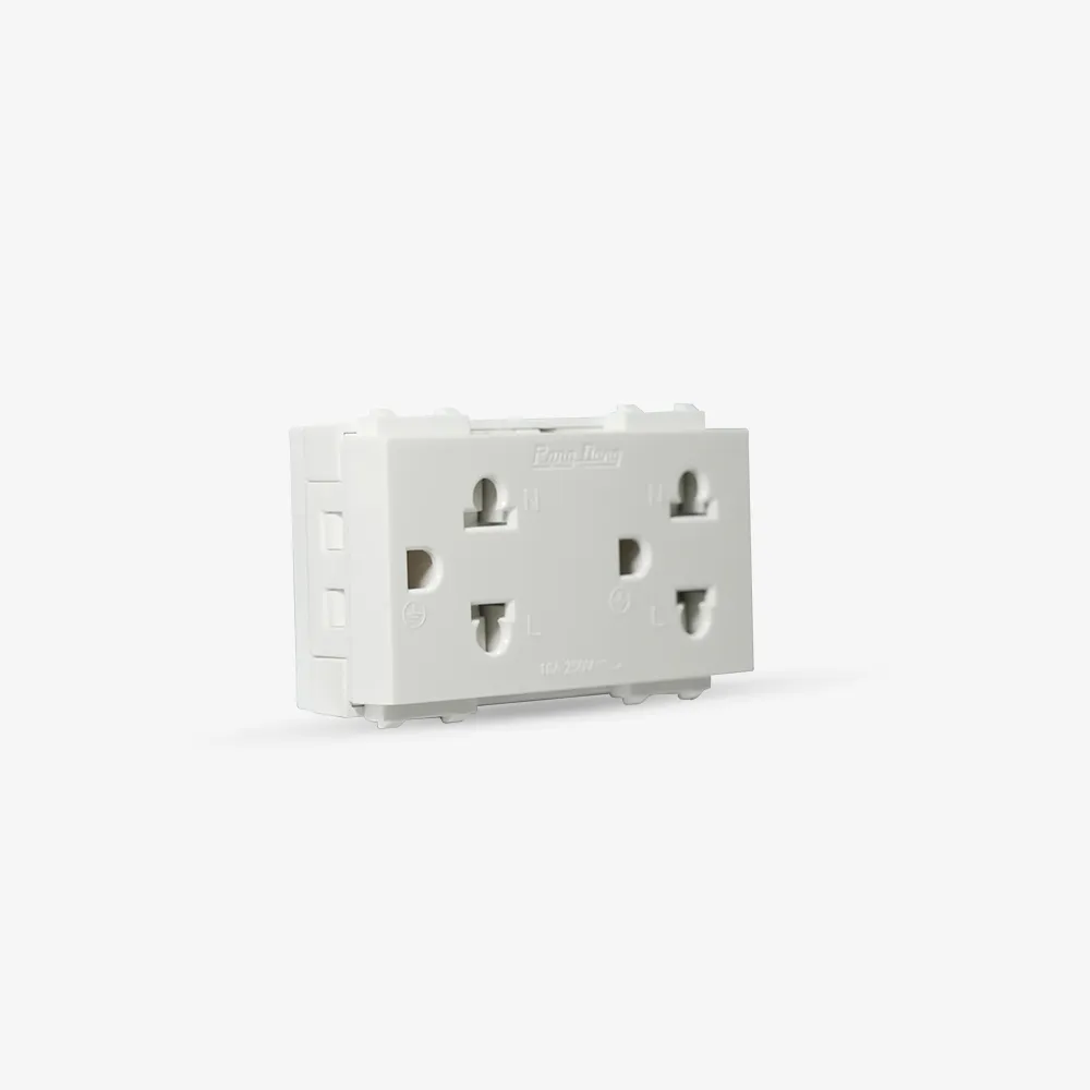 Hạt ổ cắm điện âm tường HOC03 2C/16A thumb 1