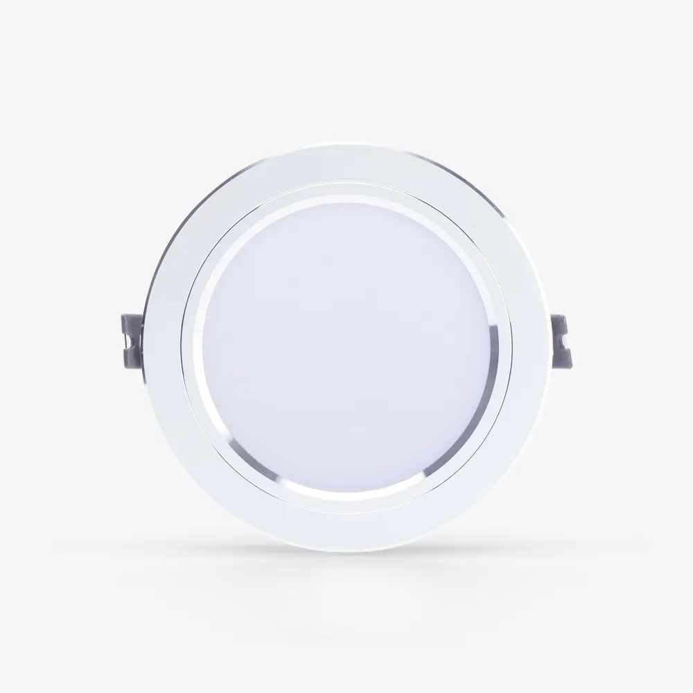 Đèn LED âm trần Downlight AT10 viền bạc 110/10W