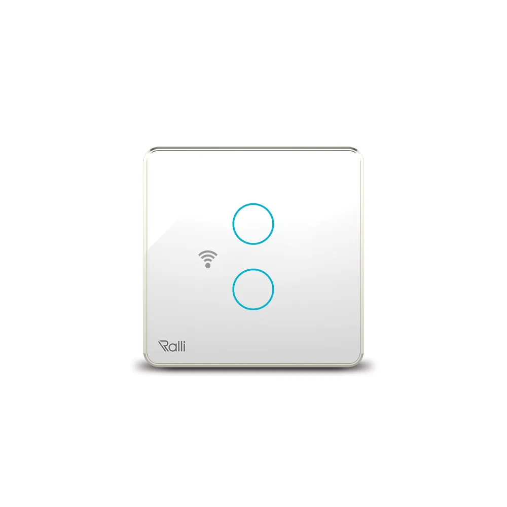 Công tắc cảm ứng thông minh wifi vuông 2 nút bấm thumb 1