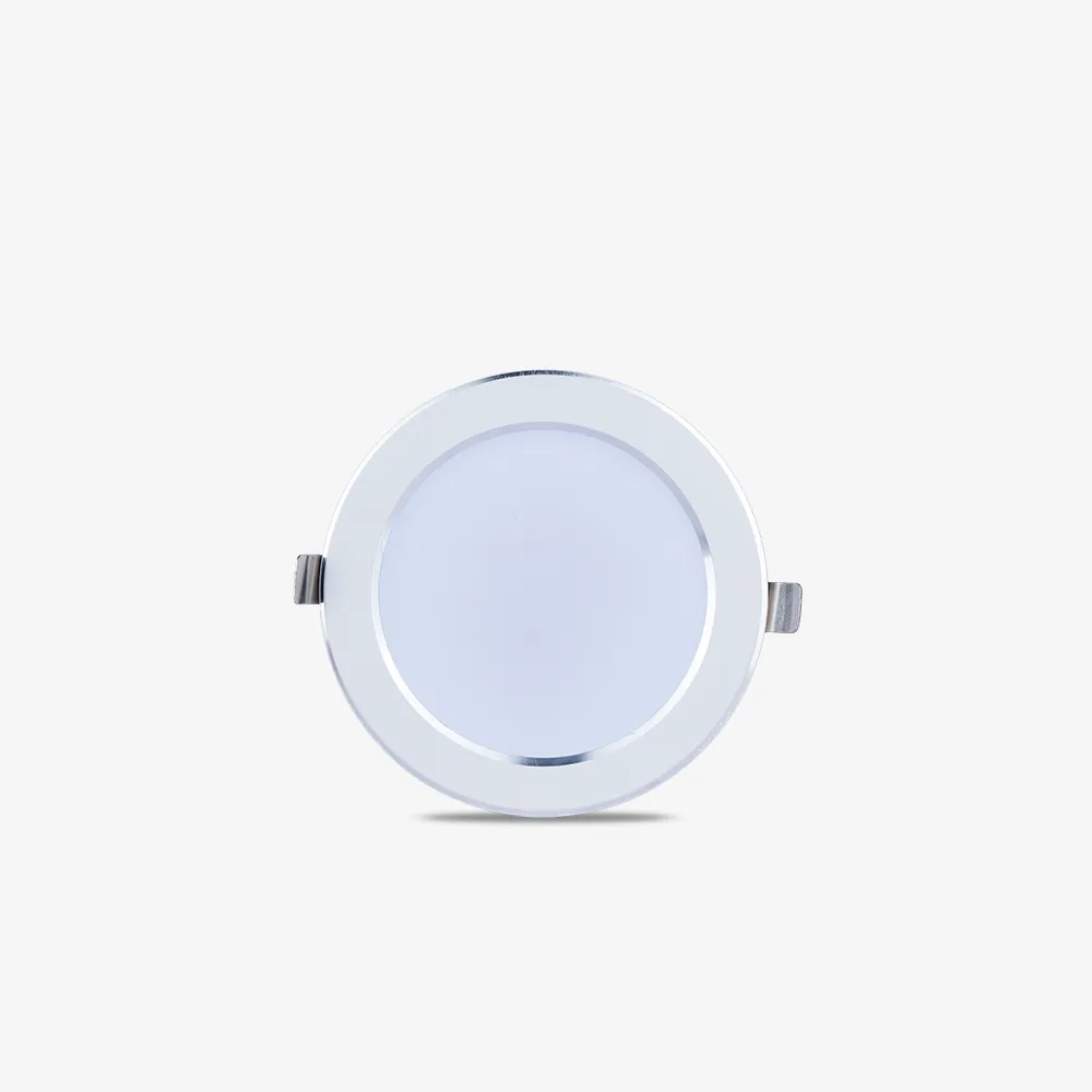 Đèn LED âm trần Downlight AT58 110/10W 3000K viền bạc