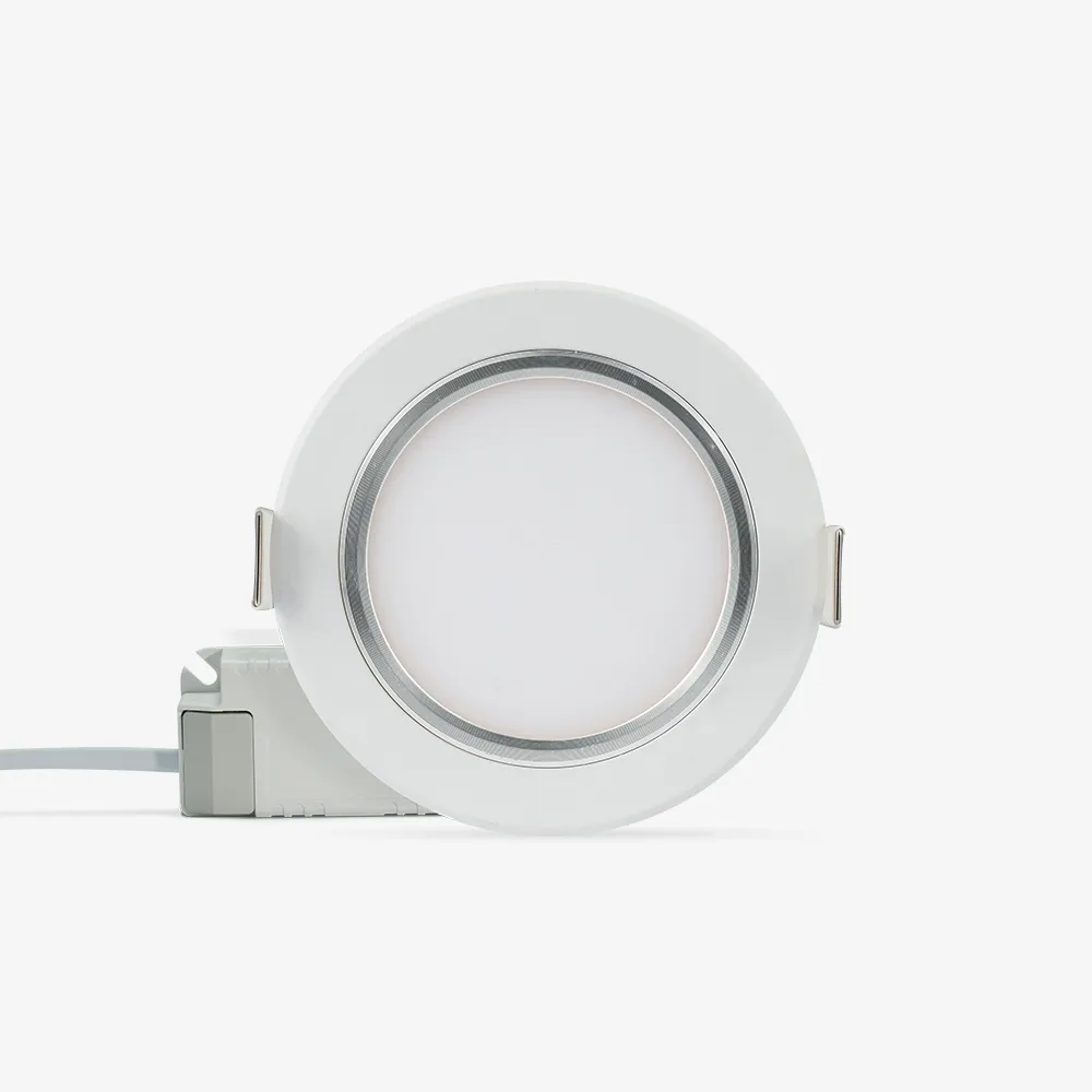 Đèn LED Panel tròn PT05.V2 90/8W 3000K viền bạc