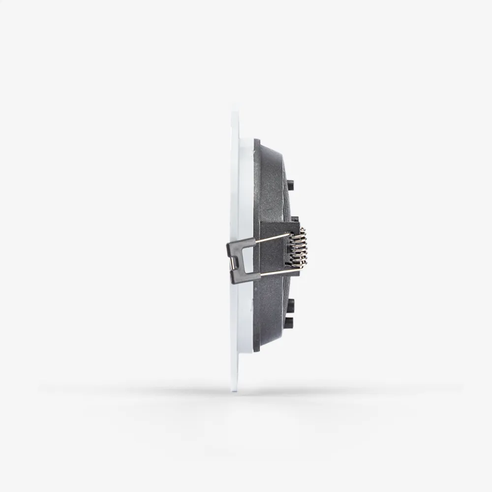 Đèn LED âm trần Downlight đổi màu AT10 viền vàng 90/8W thumb 4