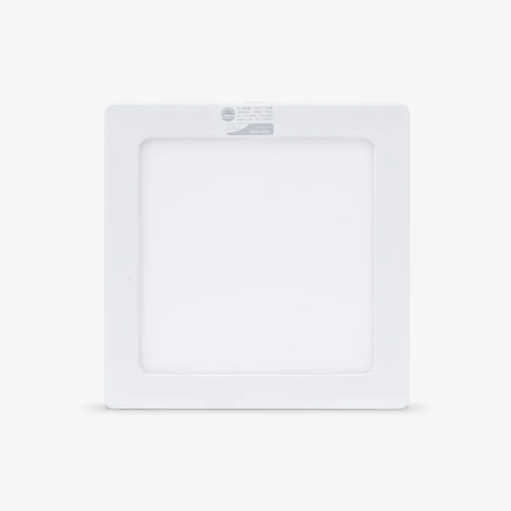 Đèn LED ốp trần vuông LN08 đế nhôm 170x170/12W