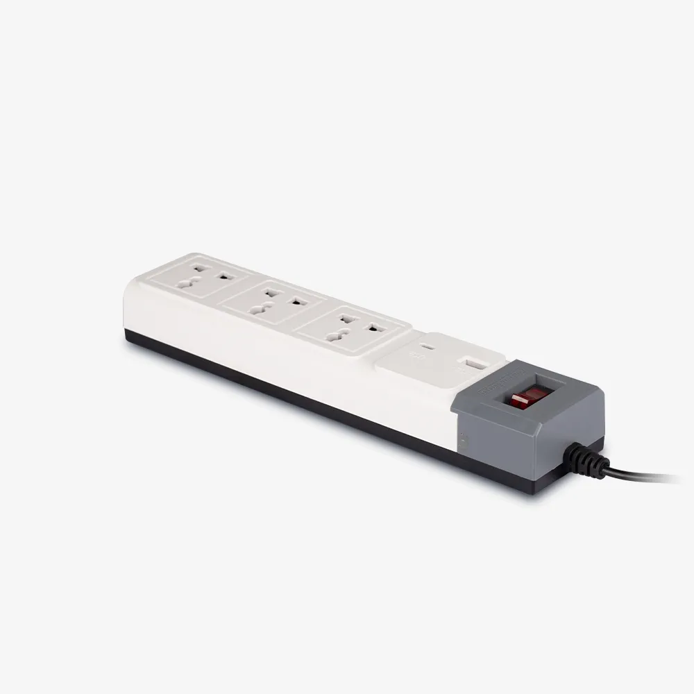Ổ cắm điện kéo dài đa năng OC02 5m 3 ổ cắm tích hợp ổ type-C USB thumb 2