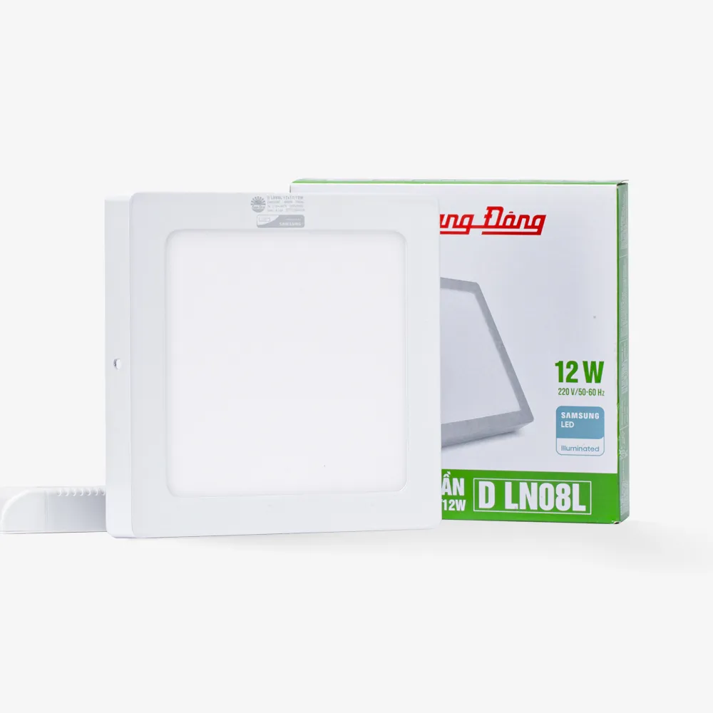 Đèn LED ốp trần vuông LN08 đế nhôm 170x170/12W thumb 1