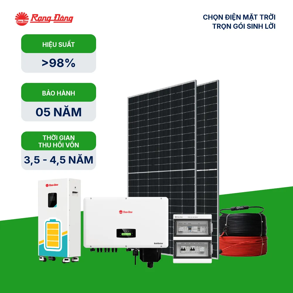 Hệ thống Hybrid 1 pha 11.2 kWp