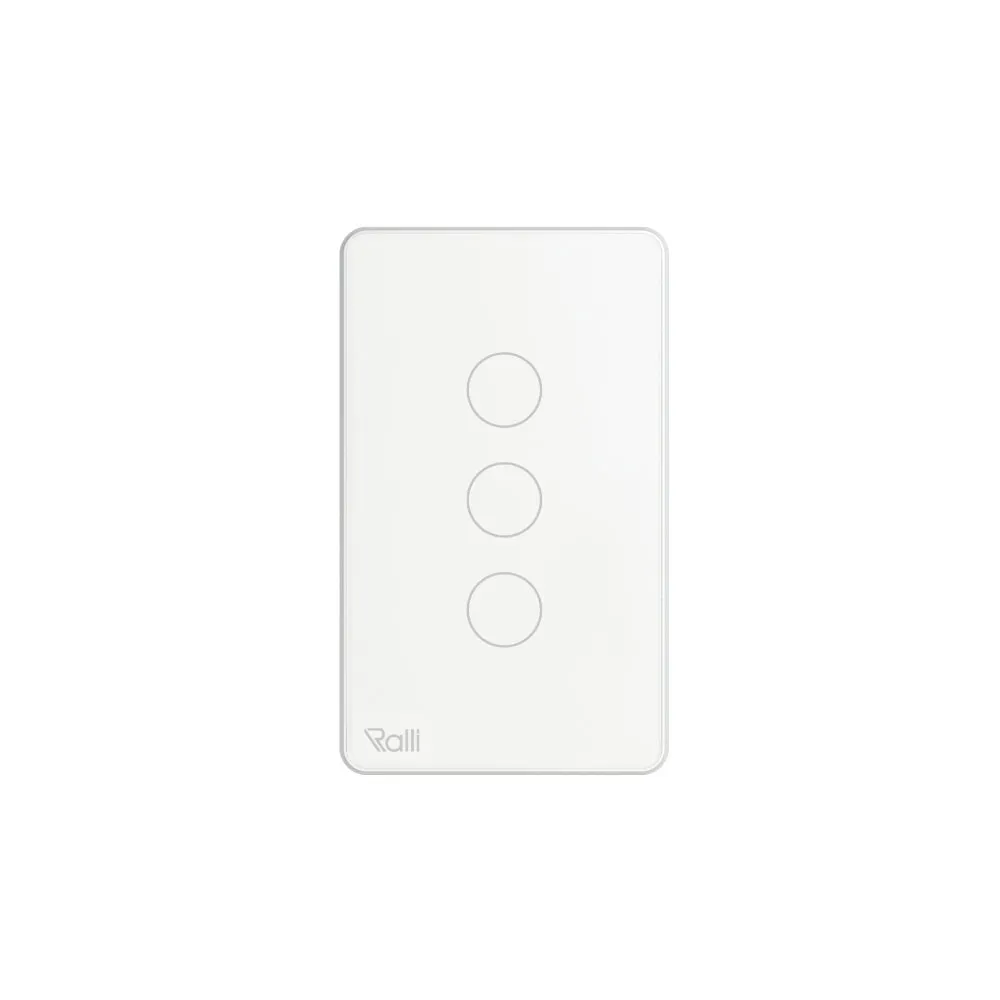 Công tắc cảm ứng thông minh bluetooth chữ nhật 3 nút bấm thumb 1