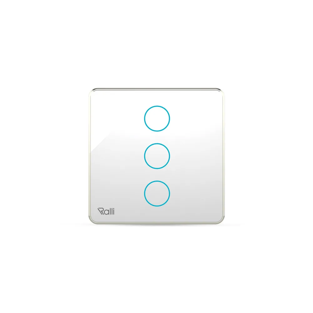 Công tắc cảm ứng thông minh bluetooth vuông 3 nút bấm thumb 1
