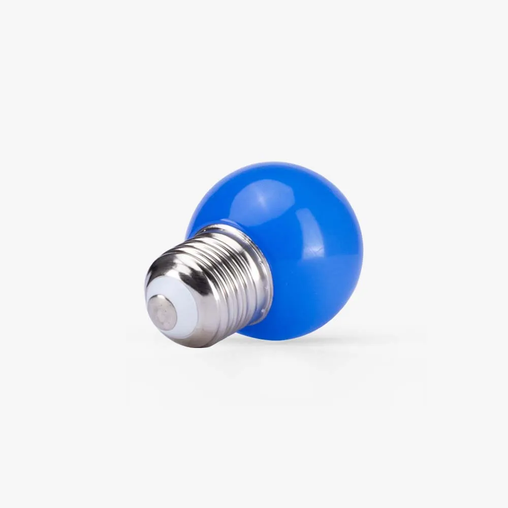Bóng đèn LED bulb trang trí tròn A45 xanh lam 1W thumb 3