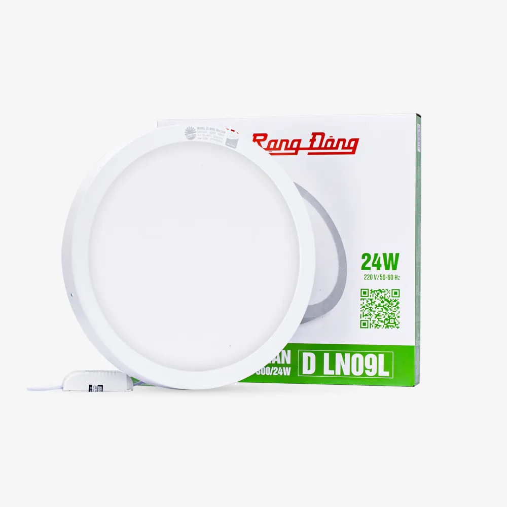 Đèn LED ốp trần tròn LN09 đế nhôm 300/24W thumb 2