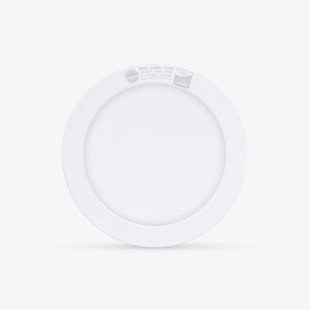 Đèn LED ốp trần tròn LN09 đế nhôm 172/12W