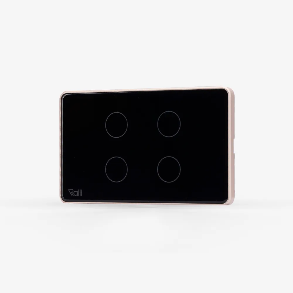 Công tắc cảm ứng thông minh bluetooth chữ nhật 4 nút bấm thumb 1