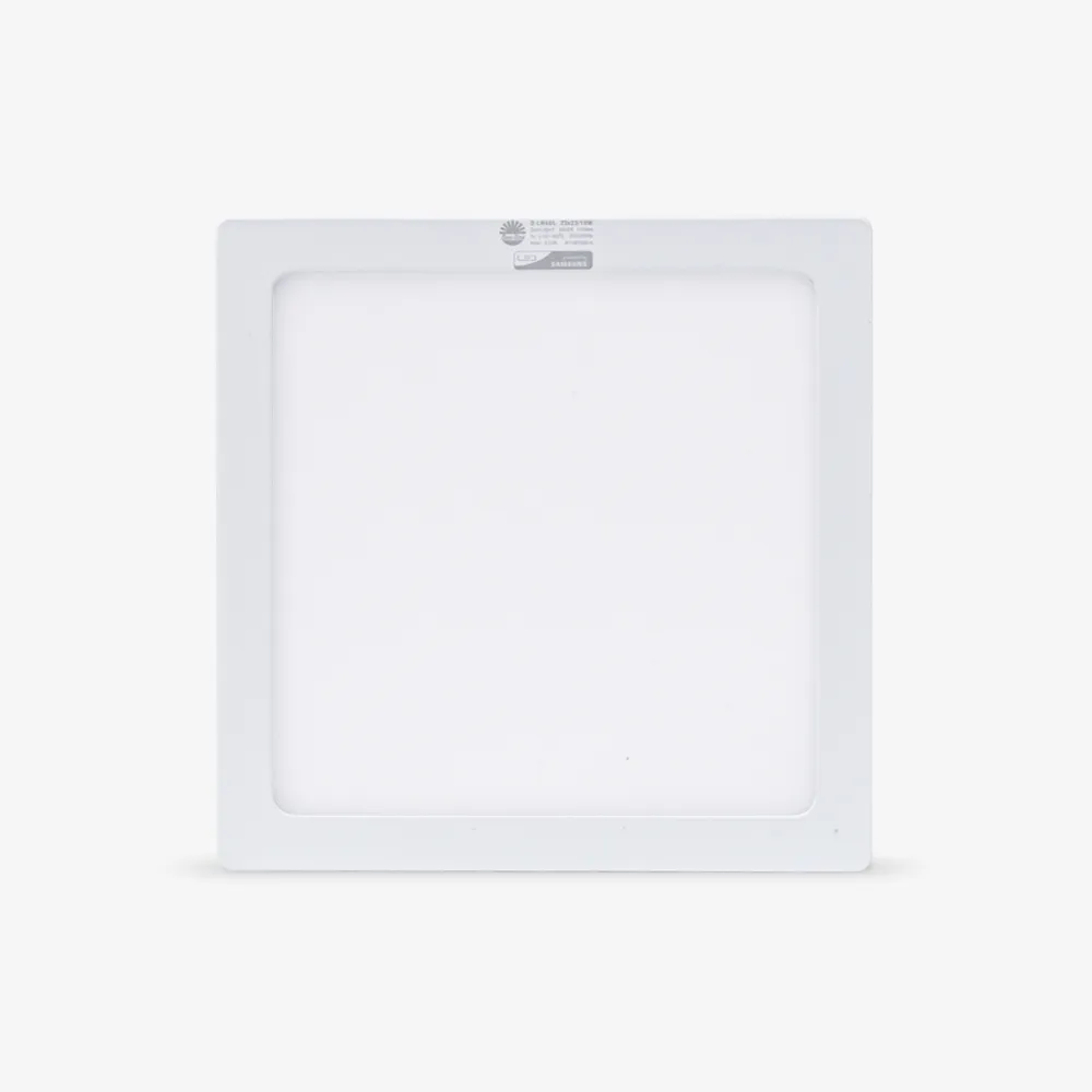 Đèn LED ốp trần vuông LN08 đế nhôm 230x230/18W