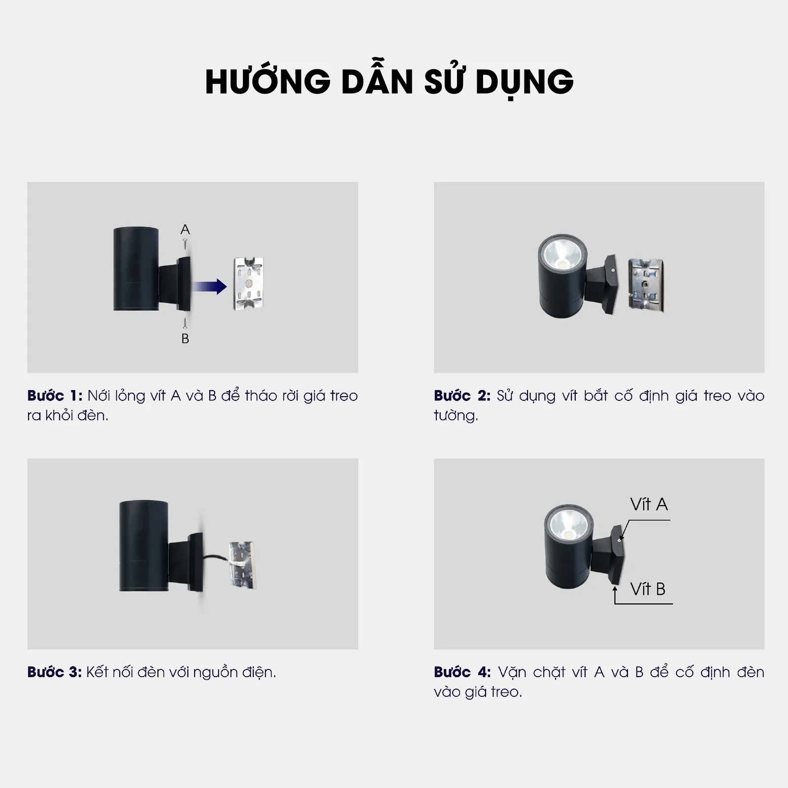 Đèn LED gắn tường GT20 một hướng chiếu 20W thumb 8