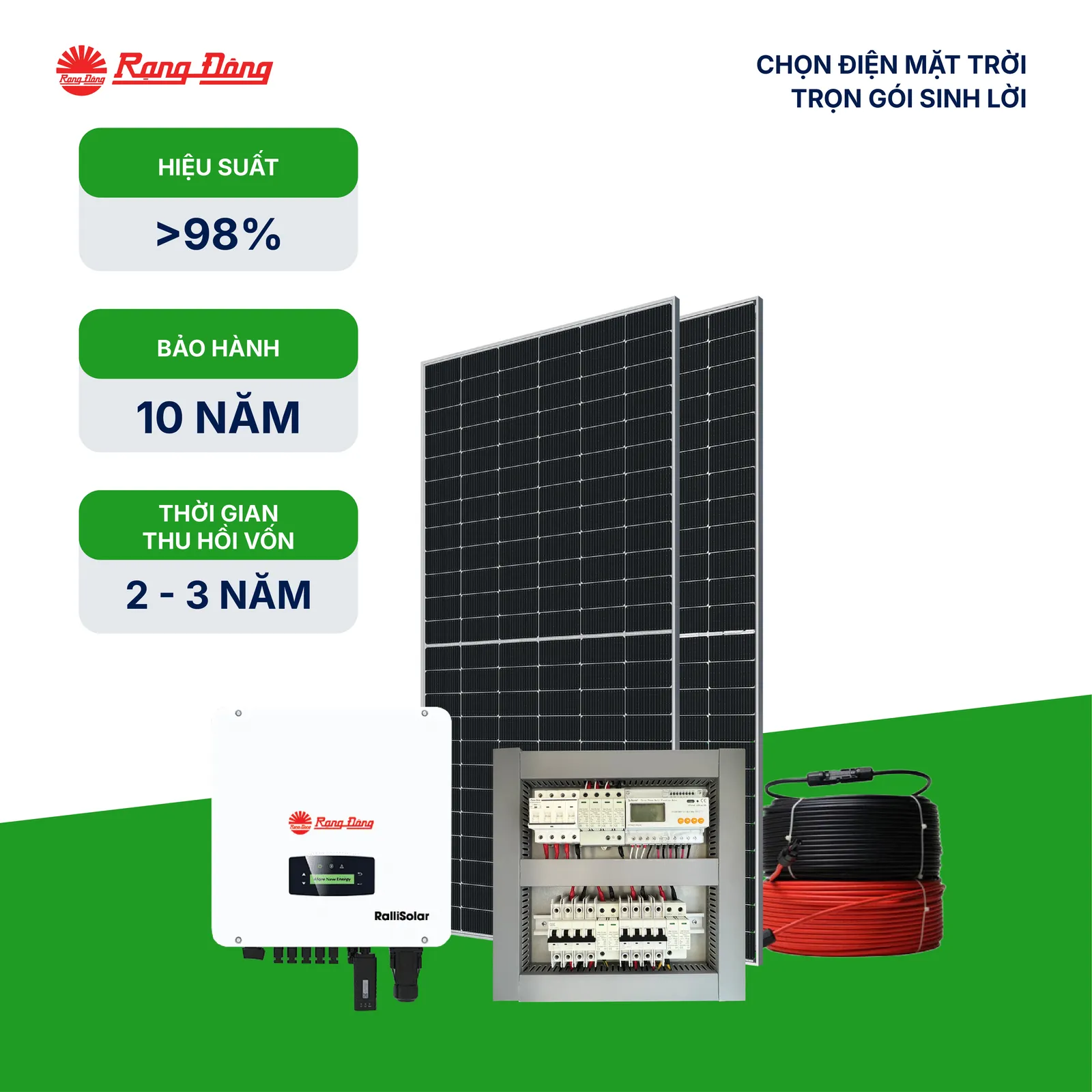 Hệ thống hoà lưới 3 pha 37.5kWp