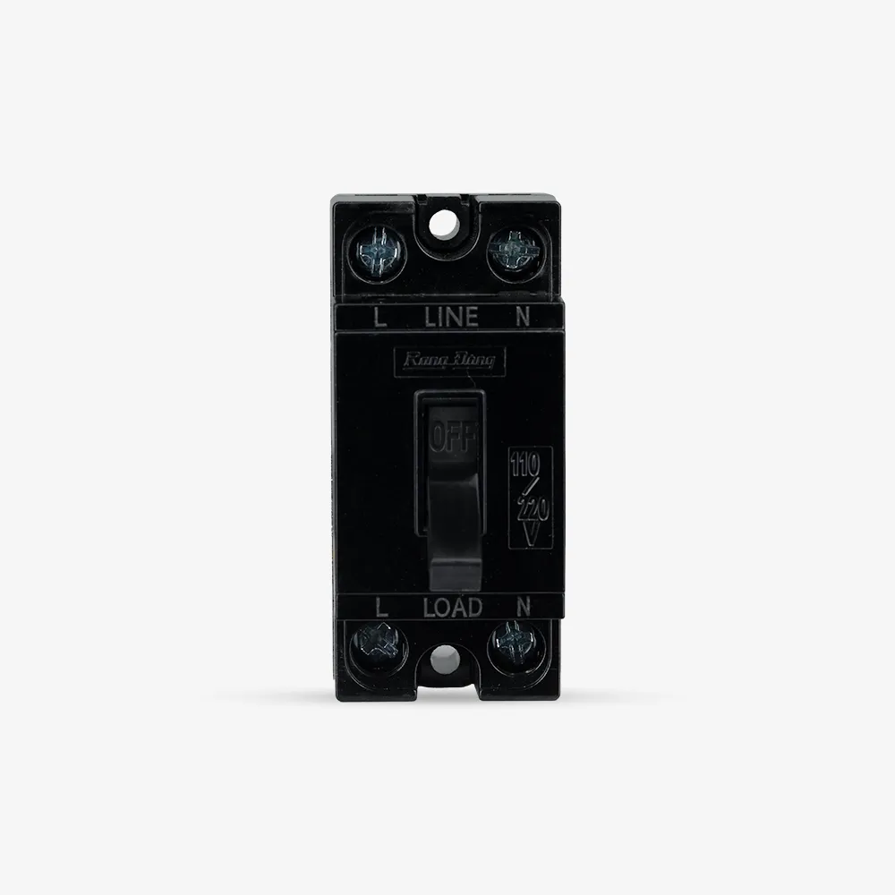 Aptomat gia dụng 2 cực 2P1E 10A