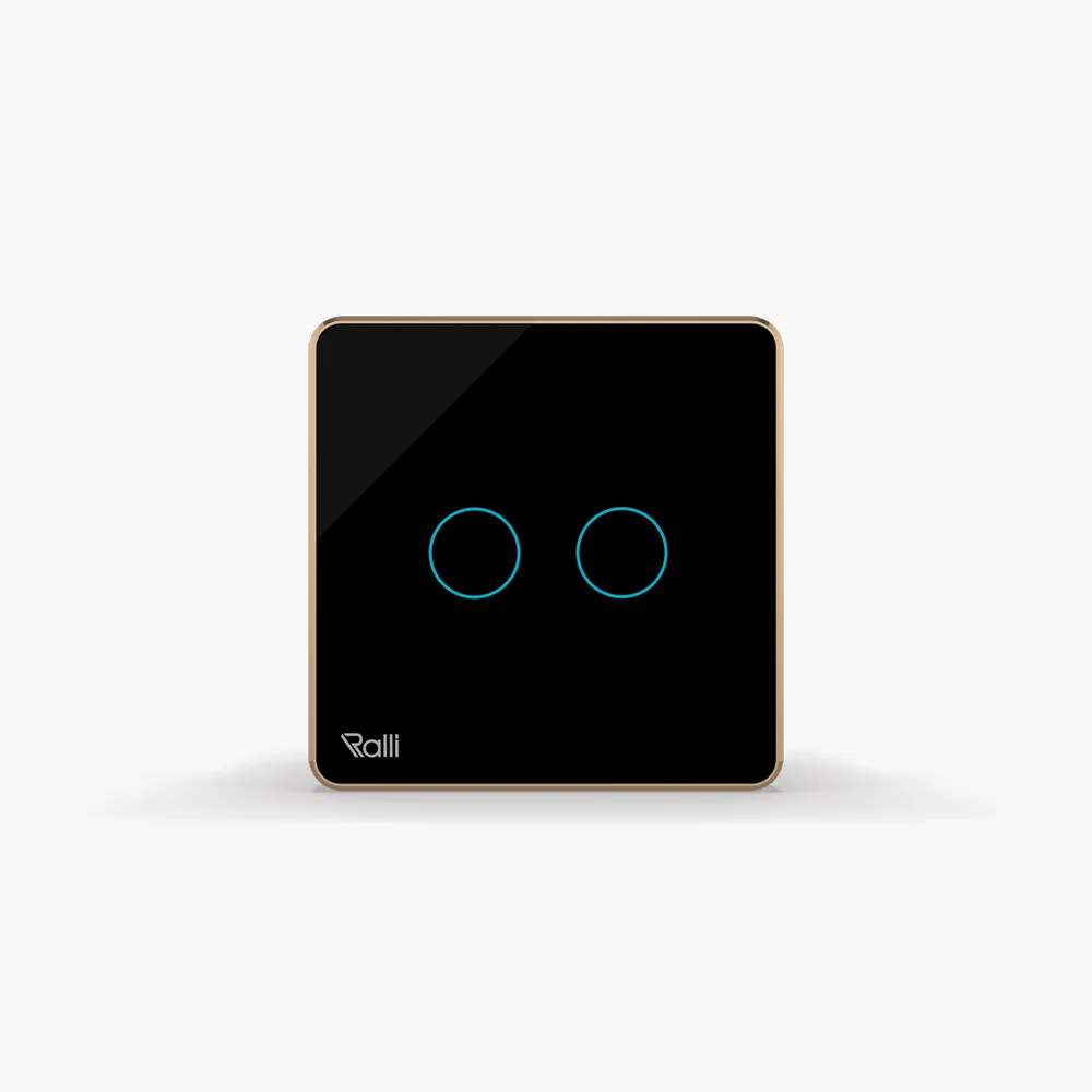 Công tắc cảm ứng thông minh bluetooth vuông 2 nút bấm
