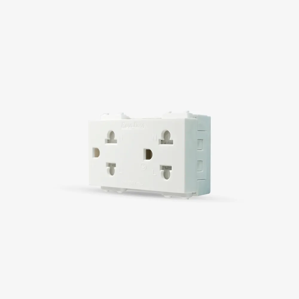 Hạt ổ cắm điện âm tường HOC03 2C/16A thumb 2