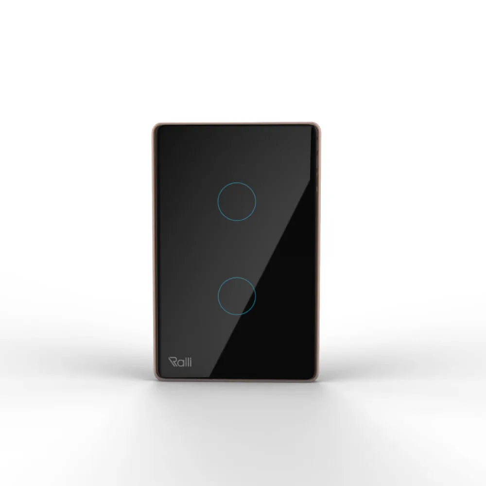 Công tắc cảm ứng thông minh bluetooth chữ nhật 2 nút bấm
