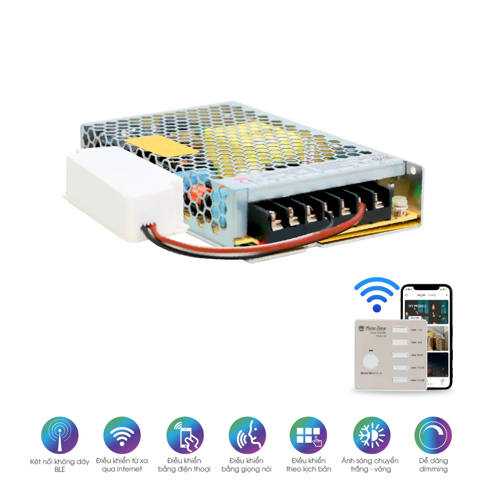 Bộ driver LED dây thông minh LD01 bluetooth 7W
