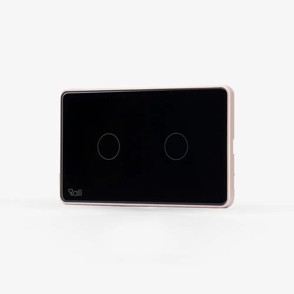 Công tắc cảm ứng thông minh bluetooth chữ nhật 2 nút bấm thumb 1