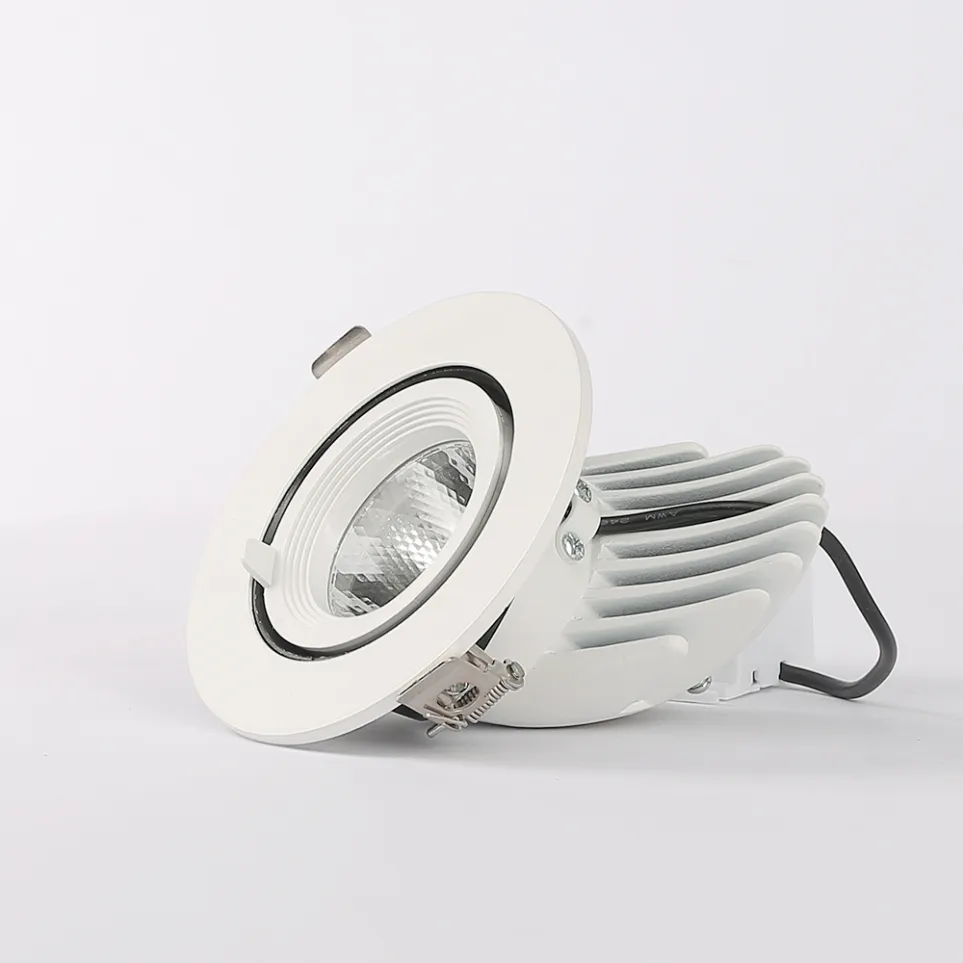 Đèn LED âm trần Downlight thông minh xoay góc AT18 bluetooth 100/9W
