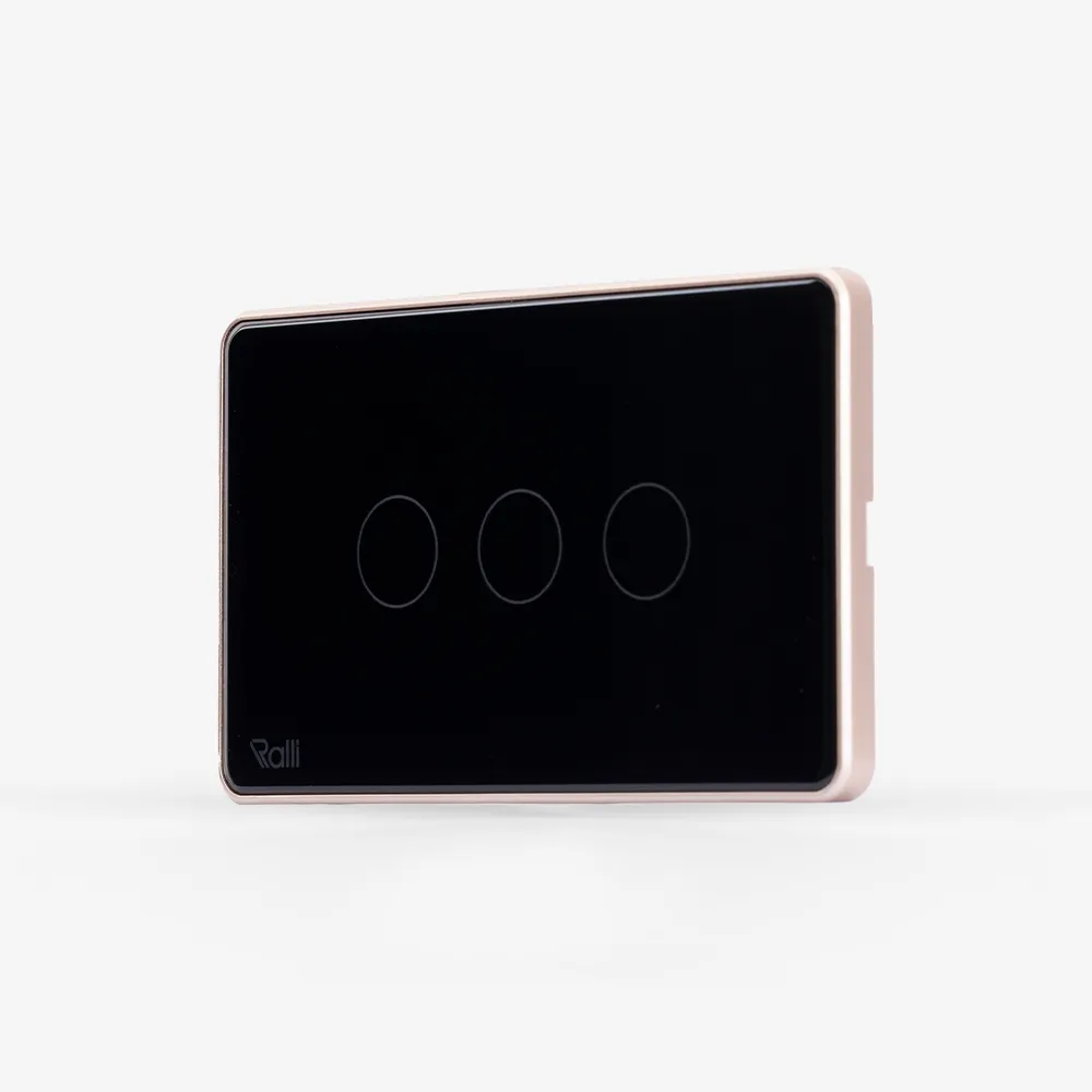Công tắc cảm ứng thông minh bluetooth chữ nhật 3 nút bấm thumb 1