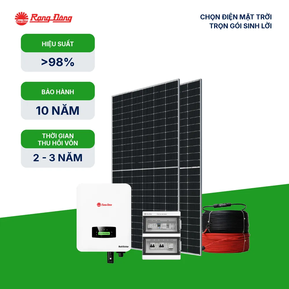 Hệ thống hoà lưới 1 pha 12.5kWp