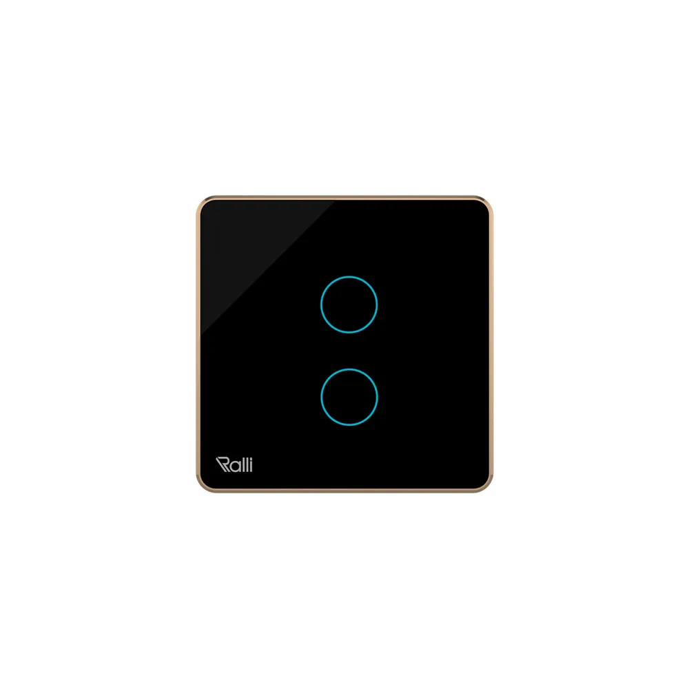 Công tắc cảm ứng thông minh bluetooth vuông 2 nút bấm