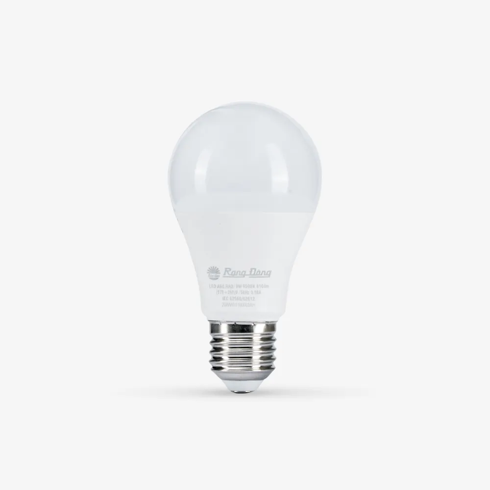 Bóng đèn LED bulb tròn cảm biến radar A60 9W