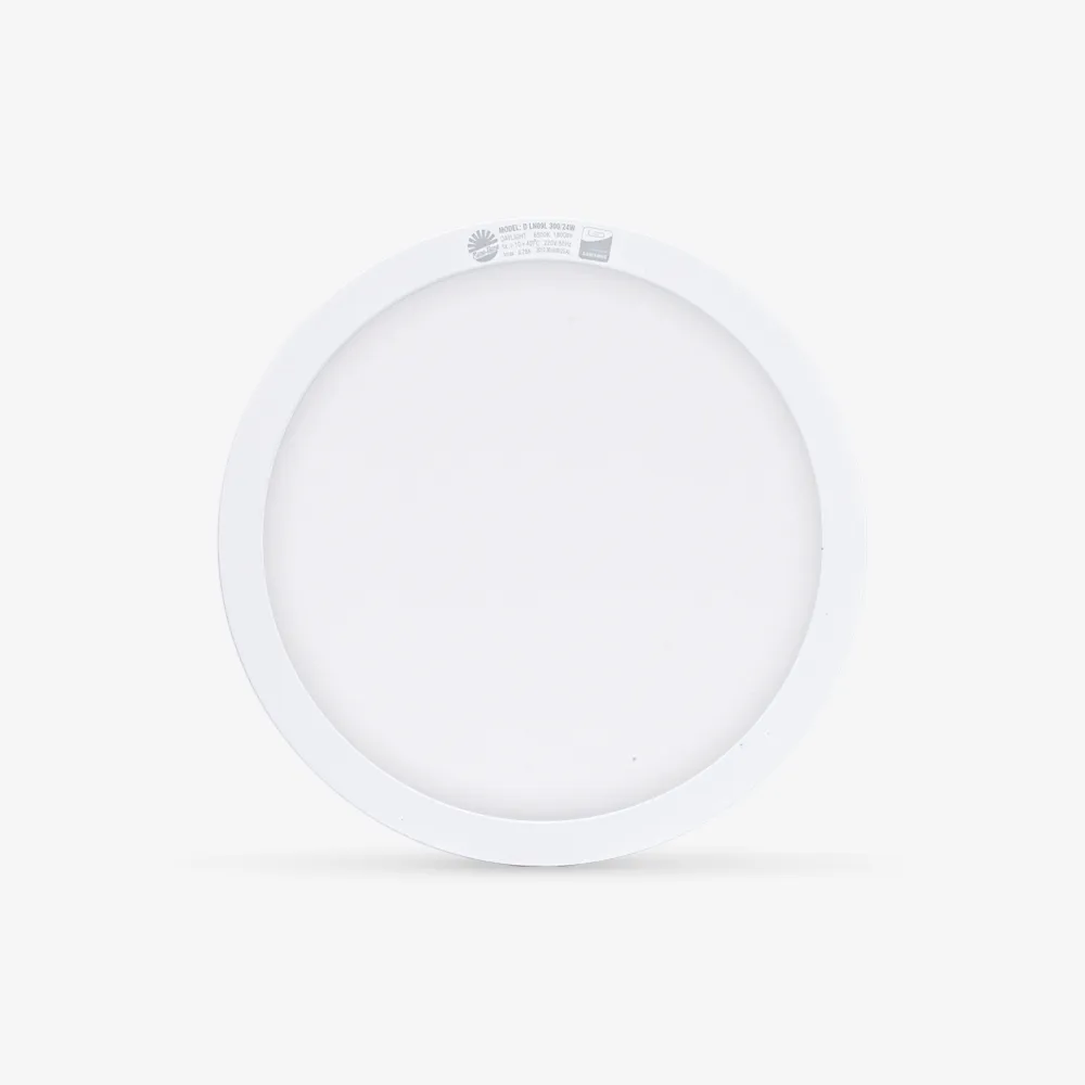 Đèn LED ốp trần tròn LN09 đế nhôm 300/24W