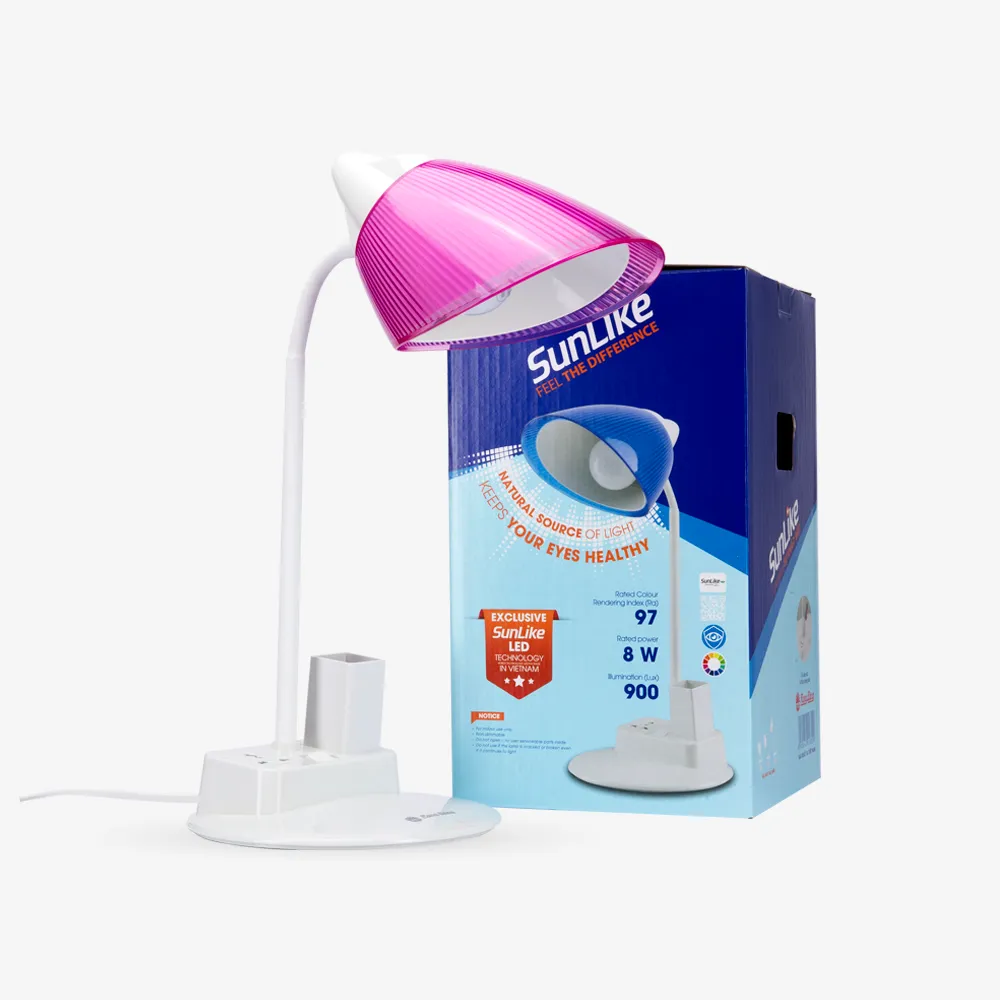 Đèn bàn bảo vệ thị lực RL40 8W tích hợp ổ cắm và ống bút thumb 3