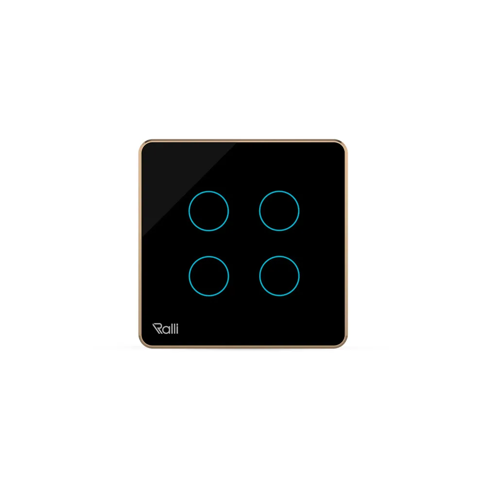 Công tắc cảm ứng thông minh bluetooth vuông 4 nút bấm