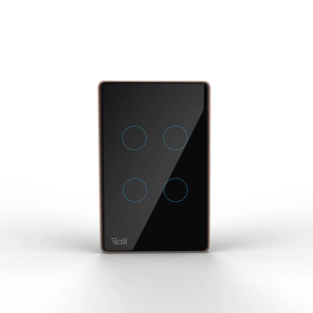 Công tắc cảm ứng thông minh bluetooth chữ nhật 4 nút bấm