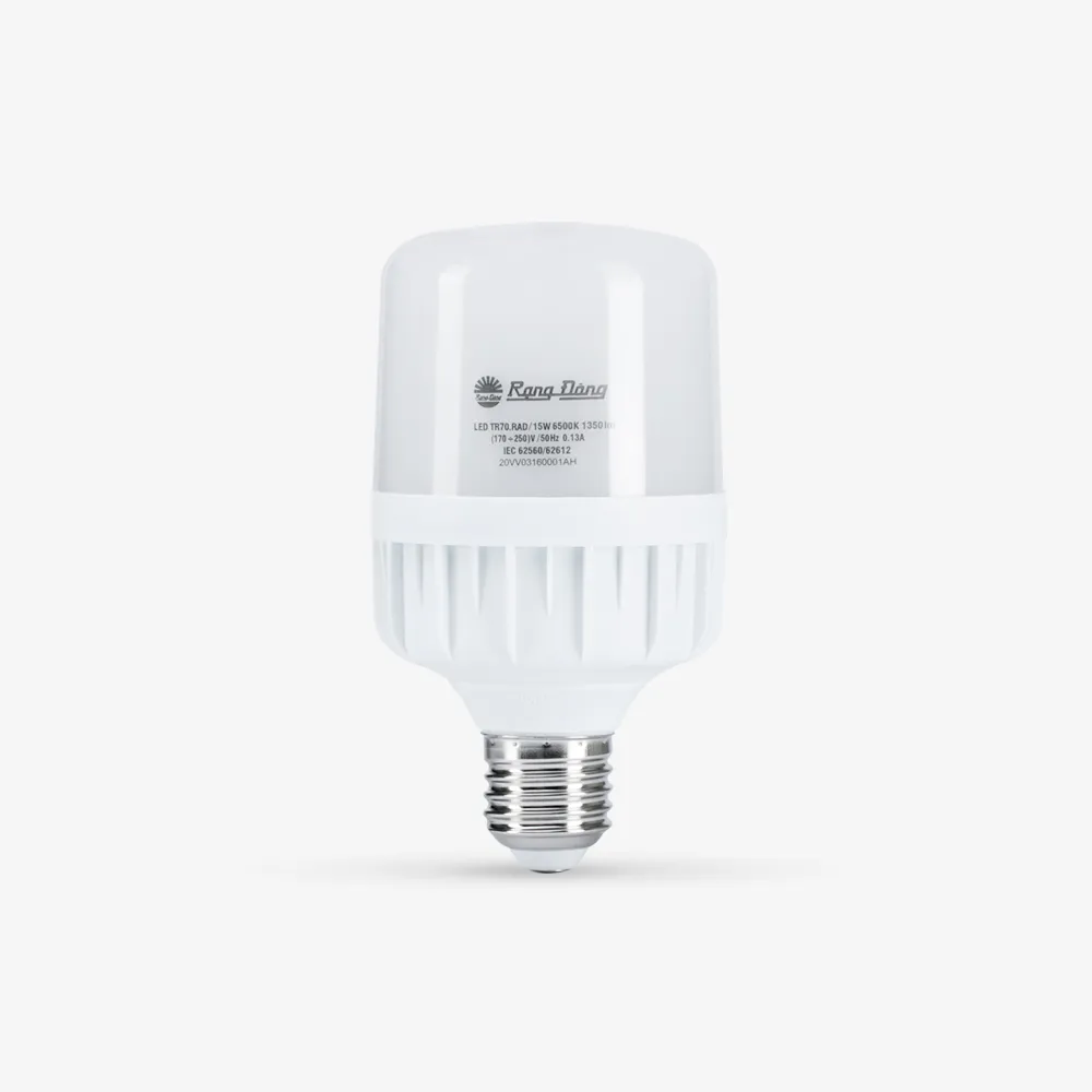 Bóng đèn LED bulb trụ cảm biến radar TR70 15W