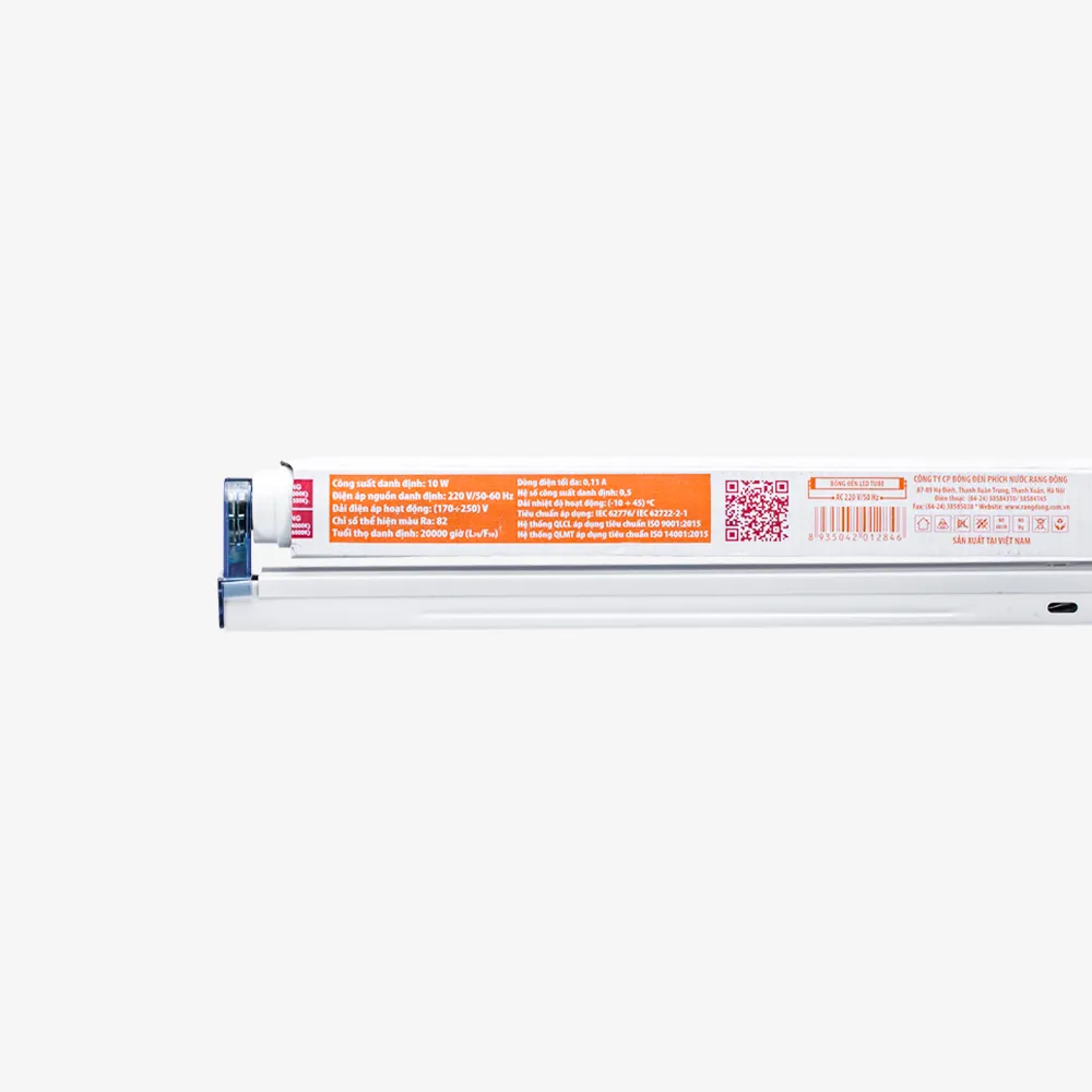 Bộ đèn LED tuýp thủy tinh M21.1 10W thumb 1