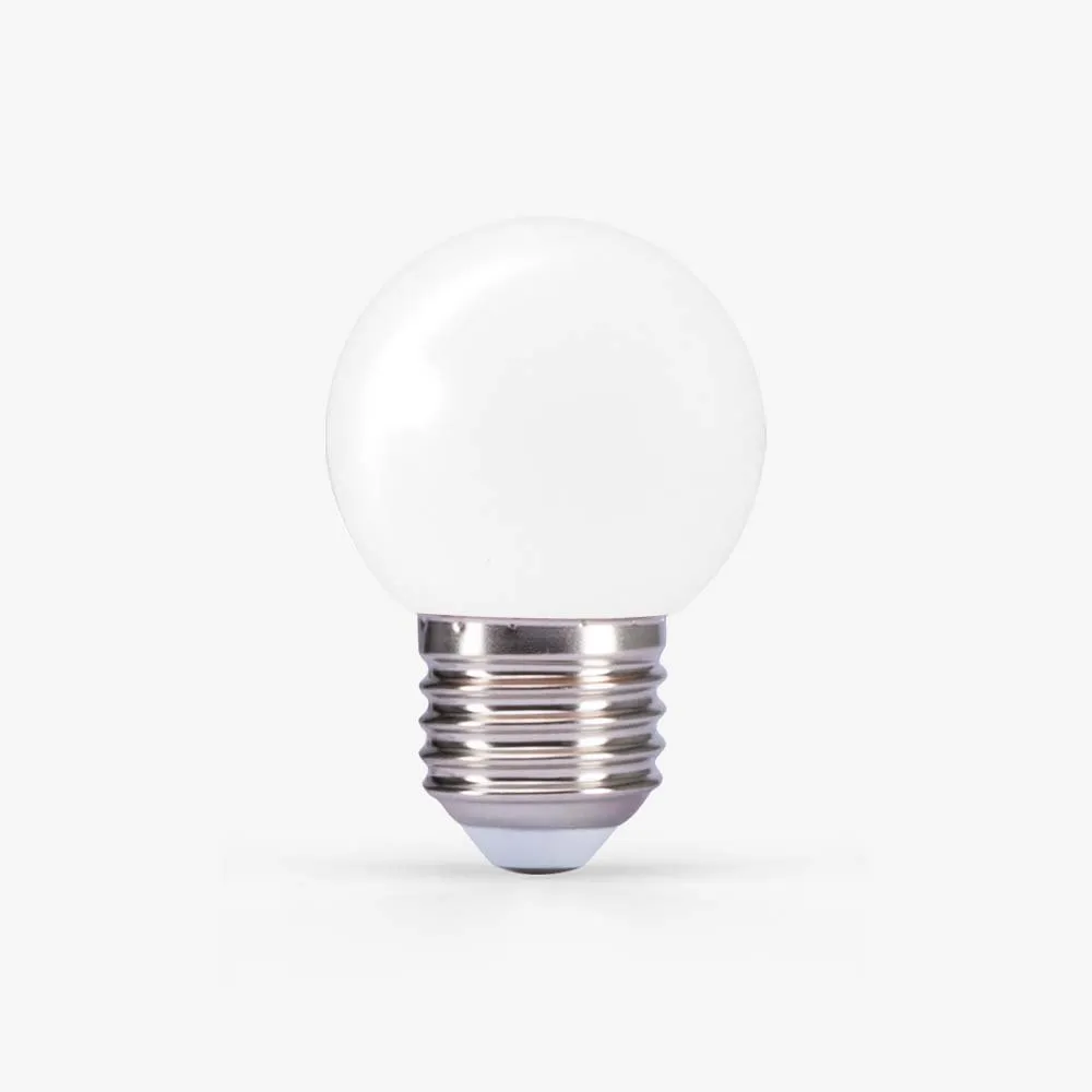 Bóng đèn LED bulb trang trí tròn A45 trắng 1W