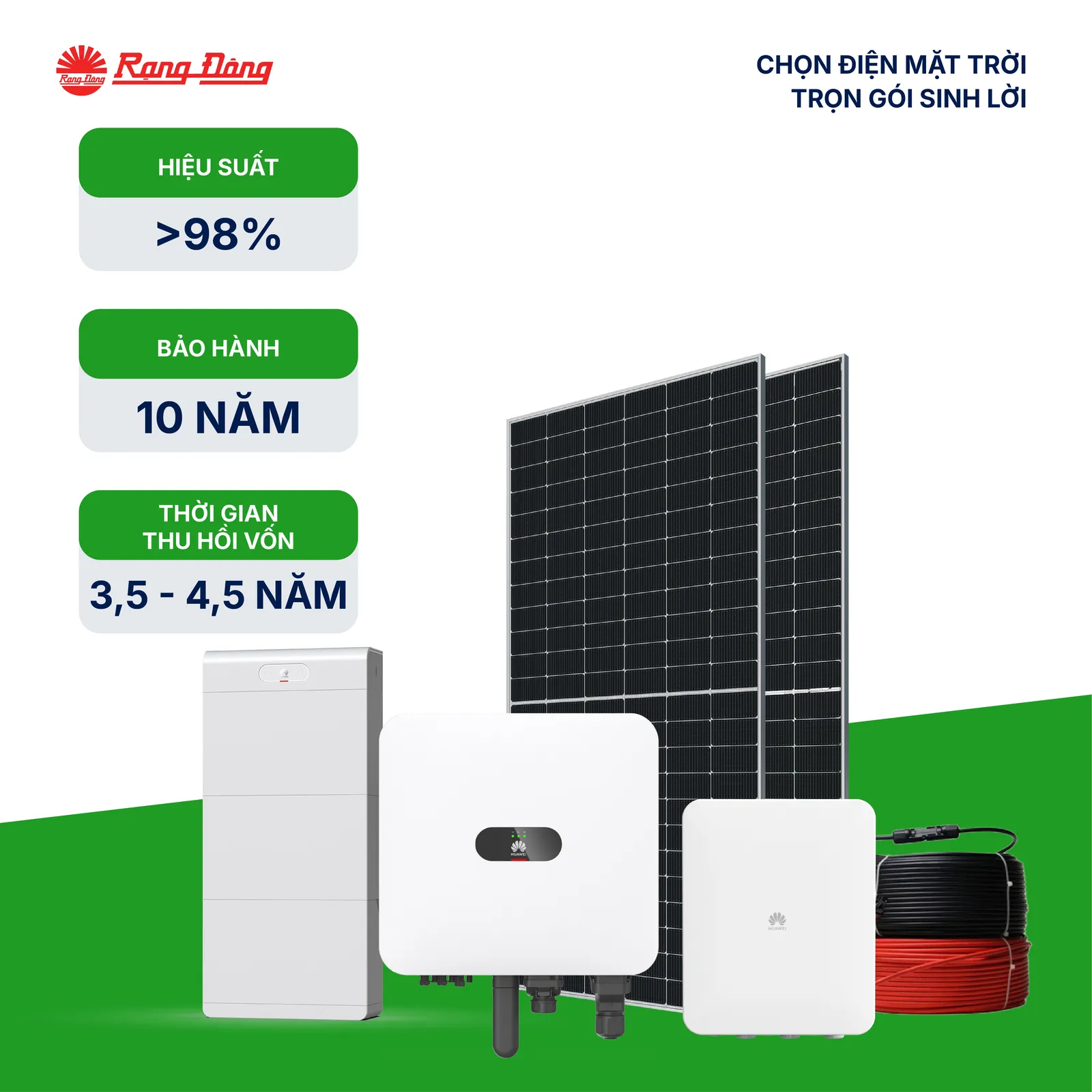 Hệ thống Hybrid 3 pha 16 kWp-H