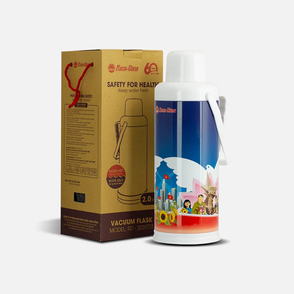 Phích đựng nước nút đậy 2035 TS3 2 lít thumb 1