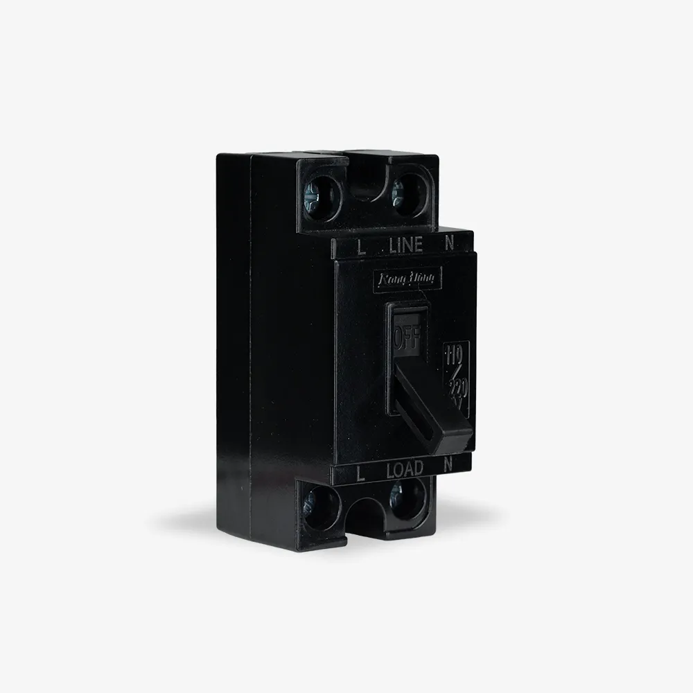 Aptomat gia dụng 2 cực 2P1E 15A thumb 2