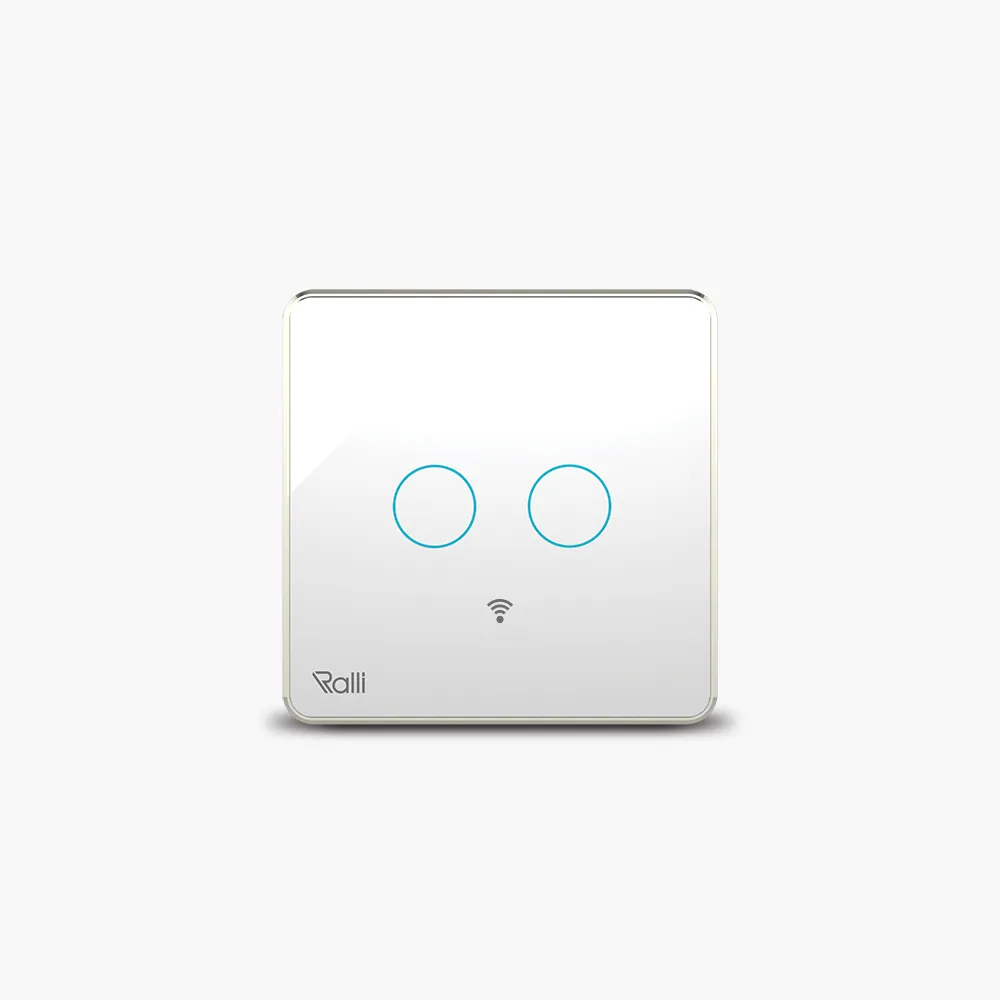 Công tắc cảm ứng thông minh wifi vuông 2 nút bấm thumb 1