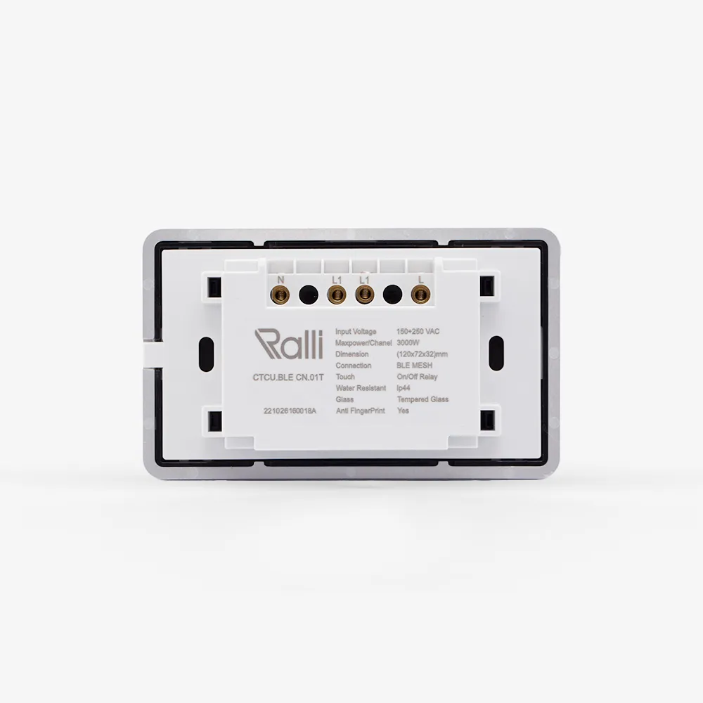 Công tắc cảm ứng thông minh bluetooth chữ nhật 1 nút bấm thumb 3