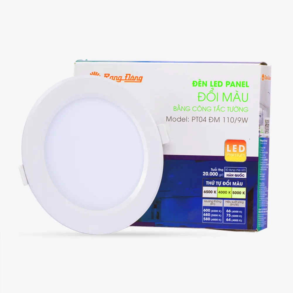 Đèn LED panel tròn thông minh PT04 bluetooth 110/9W thumb 2
