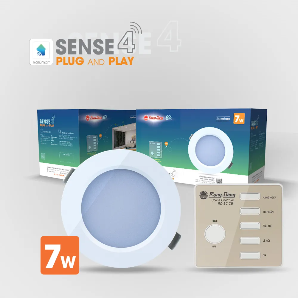 Bộ combo Downligth thông minh sense10 AT20.RM 110/9W